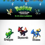 Pokémon Uranium Starters