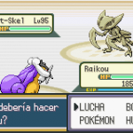 Pokémon edición Team Rocket Raikou vs Skel